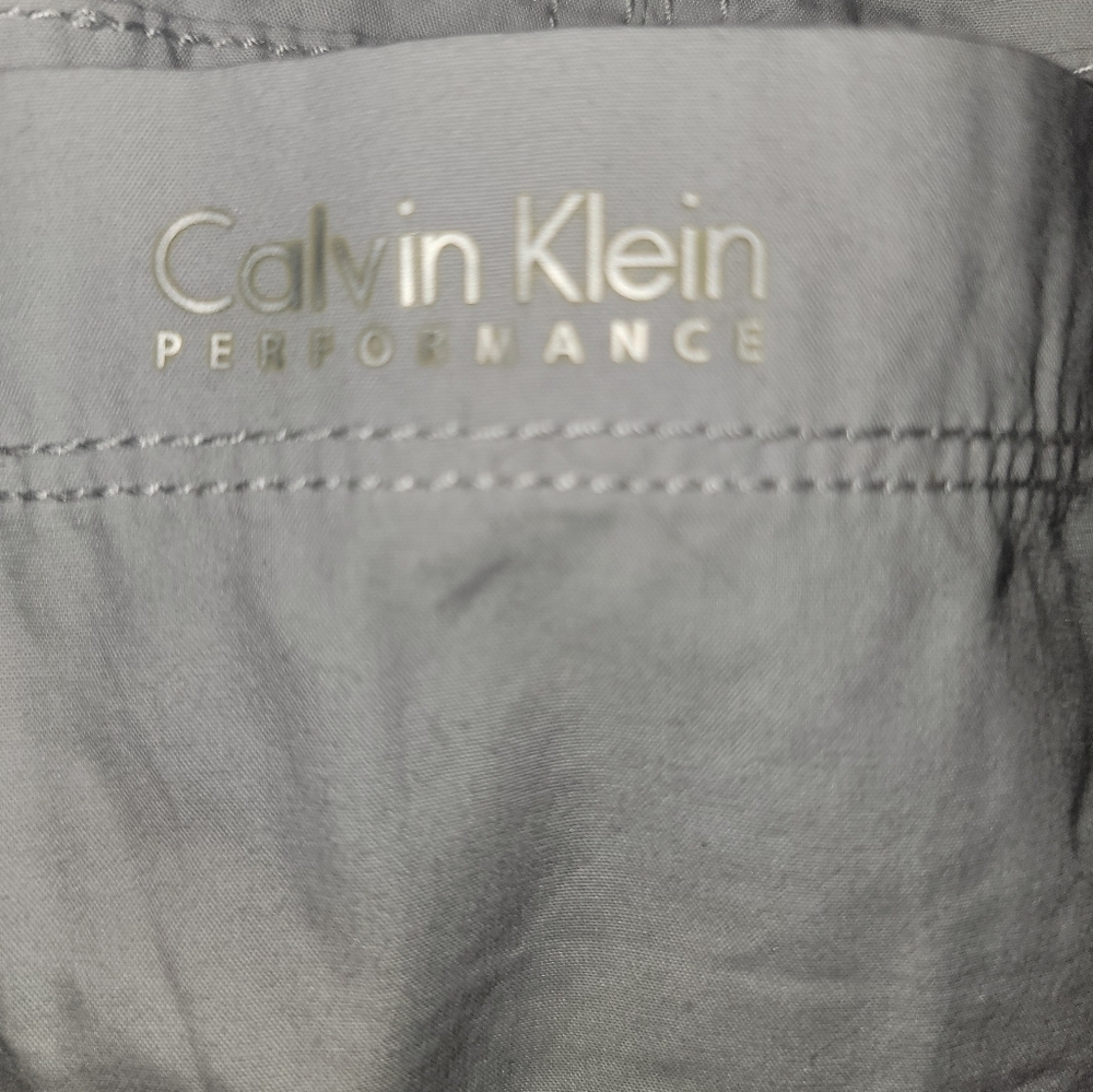 Womens Plus Sz 2X NWT Calvin Klein Gray Cropped Capris Casual Pocket Pants - Picture 4 of 12